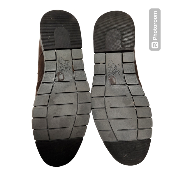 Johnston & Murphy 1850 Sheepskin men's loafers suede size 8.5 US - Picture 5 of 11